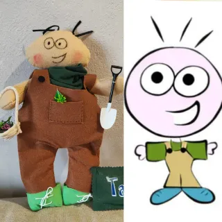 Muñeco de asociación jardinero