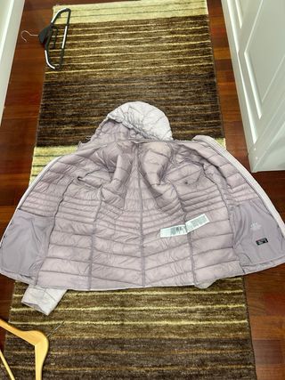 Cazadora ultralight color lila suave