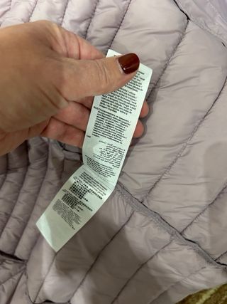 Cazadora ultralight color lila suave