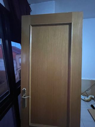 6 Puertas Madera Maciza Natural