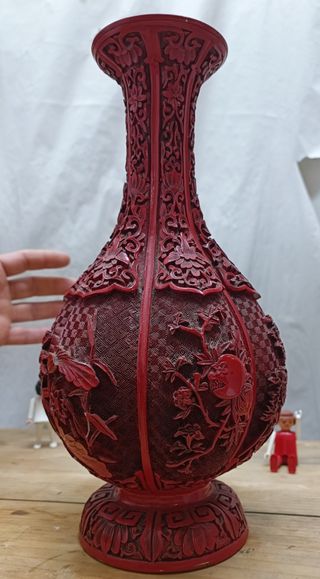 Jarrón Chino Bronce y regalo mascasa