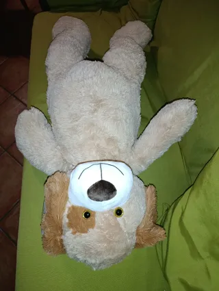 Peluche cane grande marrone