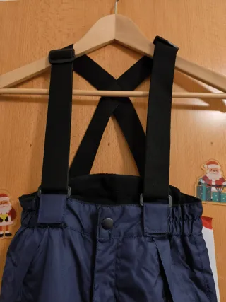 Pantalón nieve niño/niña T6 azul marino