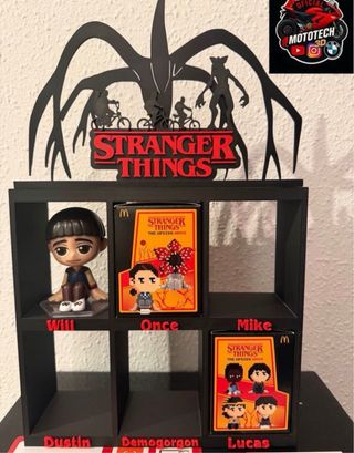 Expositor 3D Stranger Things McDonald's