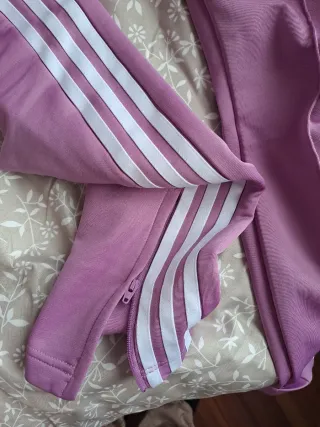 Chándal Adidas Mujer Morado y Blanco