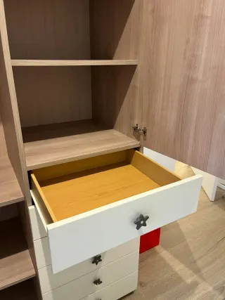 Armario de madera 2 colores