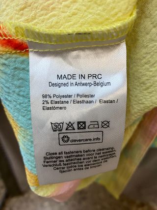 Blusa CKS Amarilla Estampada