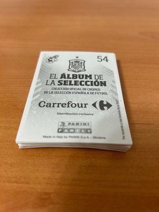 32 cromos Álbum Selección Carrefour