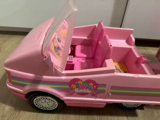 Remolque Campero de Barbie, marca MATTEL