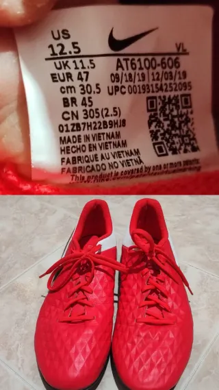 Scarpe da calcio Nike erba sintetica , colore aran