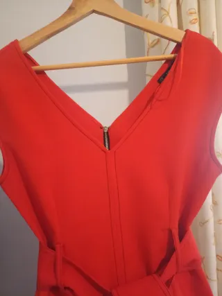 Vestido Zara Rojo Talla M