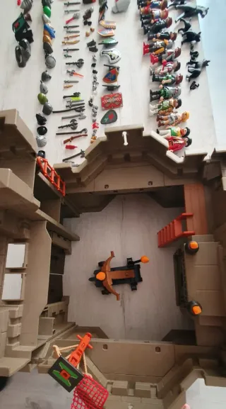 Set Playmobil Barco + Castillo Medieval + Figuras