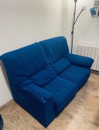 URGE VENDER Sofá 2 plazas azul