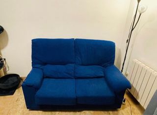 URGE VENDER Sofá 2 plazas azul