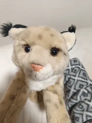 Peluche de lince suave