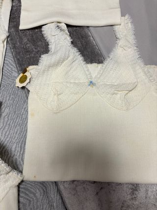 Lote  9 Camisetas Interiores Tirantes Blancas