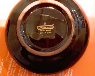 Cajita joyero estilo griego con dorados