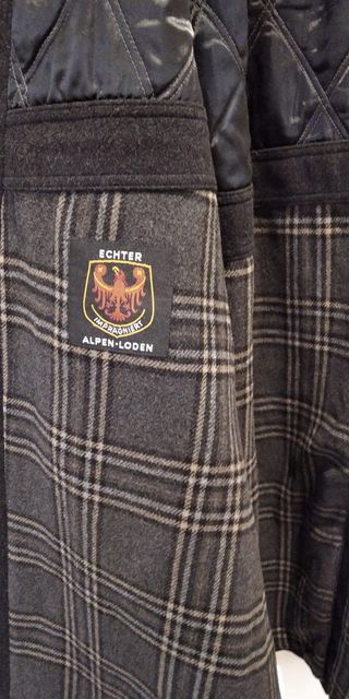 Abrigo hombre Bugatti negro lana virgen y cashmere