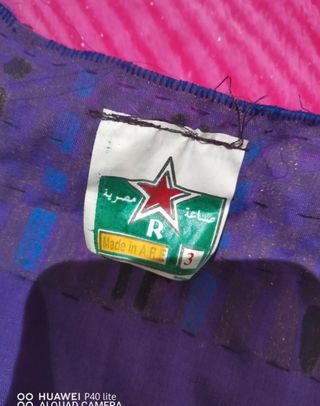 Caftán Egipcio Morado y Dorado Talla Única