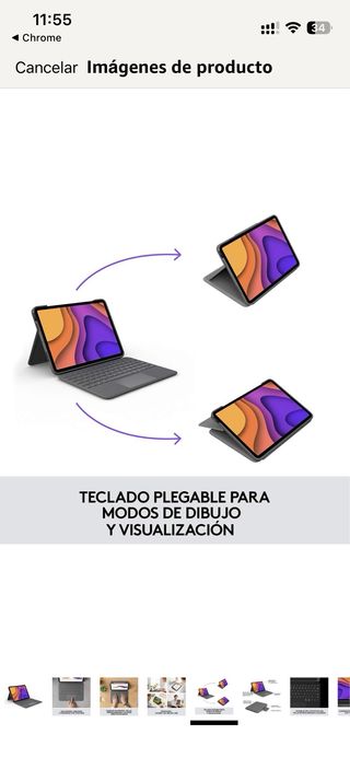 Funda Teclado Logitech Folio Touch iPad