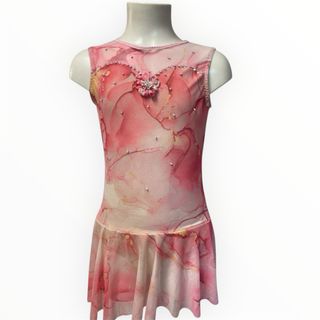 Body pattinaggio artistico rosa