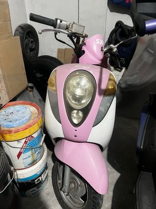 Moto Sym Mio 50cc Rosa