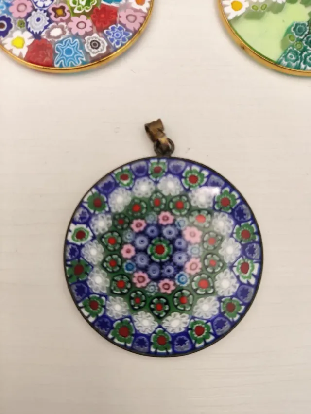 Pendente Vetro Murano Millefiori