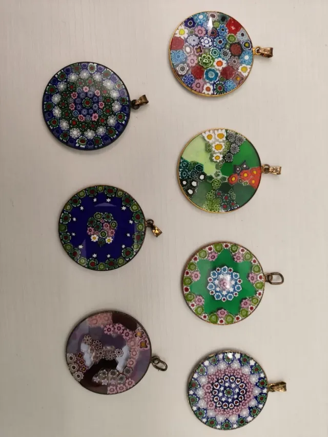 Pendente Vetro Murano Millefiori
