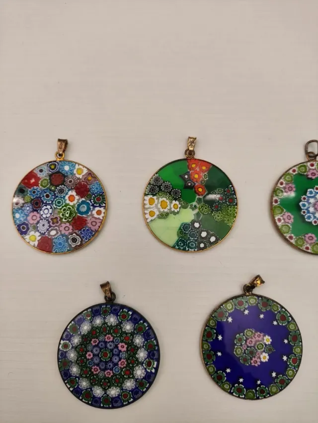 Pendente Vetro Murano Millefiori