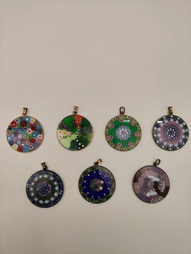 Pendente Vetro Murano Millefiori