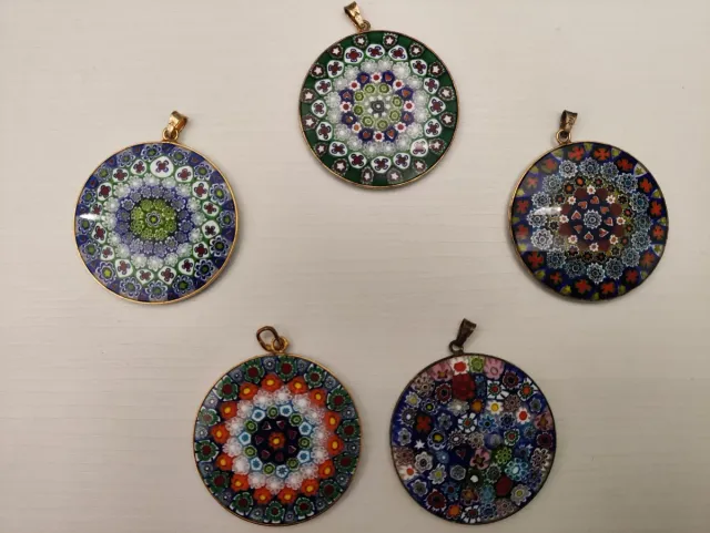 Pendente Vetro Murano Millefiori