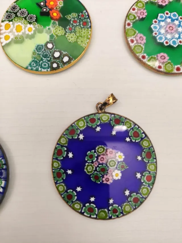 Pendente Vetro Murano Millefiori