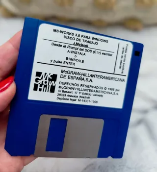 MS-Works 3.0 para Windows Disco Trabajo