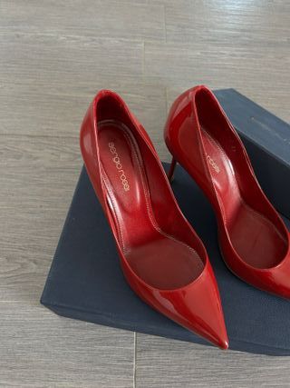 Tacchi Sergio Rossi Rossi in Vernice