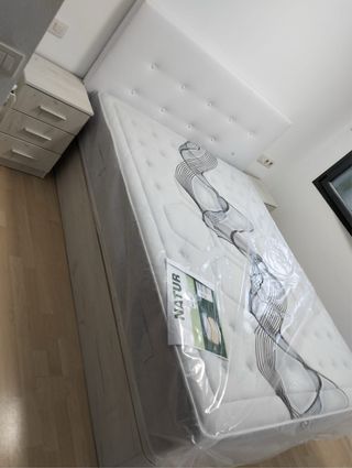 Canapé abatible madera y metal