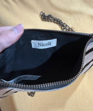 Bolso Nicoli cebra