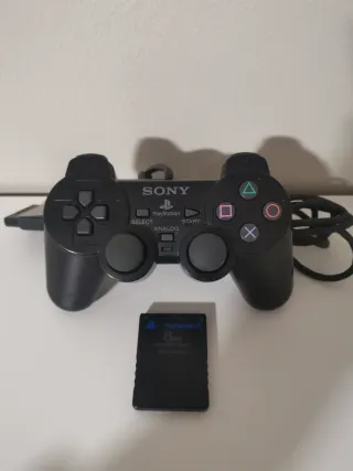 Mando Dualshock 2 y Memory Card