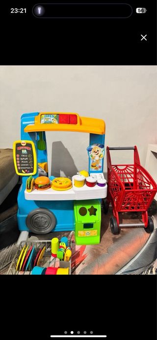 Carrito Comida Juguete Fisher-Price