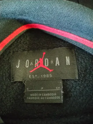 Sudadera Jordan Negra con Logo Jumpman
