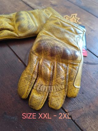 Guanti gialli traforati taglia XXL