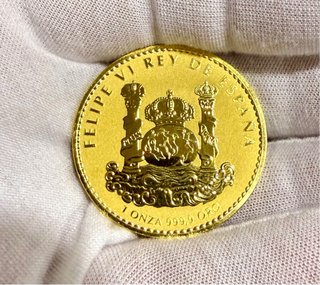 MONEDA 1Oz LINCE IBERICO 2021 ORO PURO 24 Kl 9999