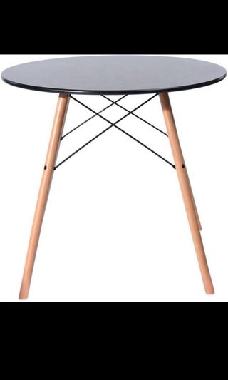 OFERTA PACK MESA REDONDA + 4 SILLAS COLOR NEGRO