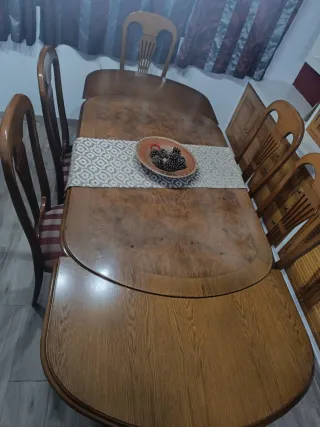 Mesa de comedor extensible