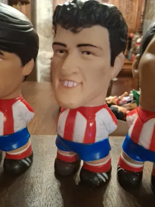 4 Figuras Futbolistas Atlético de Madrid