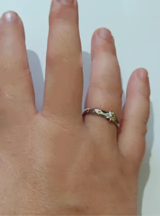 Anillo Plata 925 Sol y Luna Circonitas