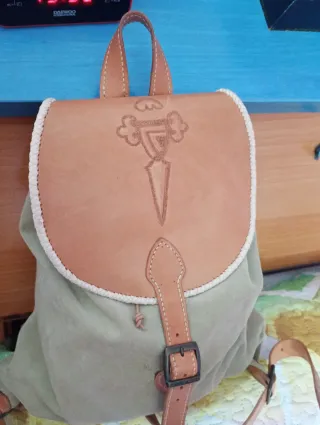 Mochila  del celta piel hecha a mano