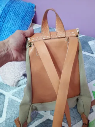 Mochila  del celta piel hecha a mano