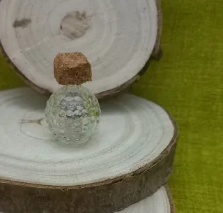 Bottiglia miniatura casa bambole