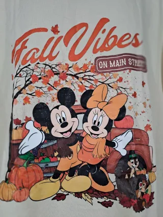 Camiseta Mickey Mouse Fall Vibes 4XL - Nueva