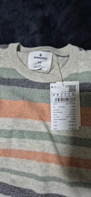 Jersey Springfield Talla M Rayas